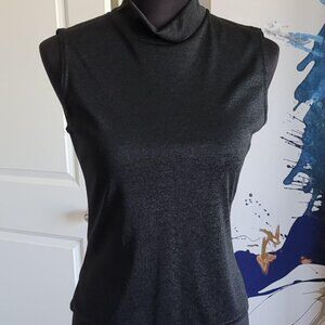 Escapades Stretchy knit New w/o tag sleeveless mock turtleneck top Size Large
